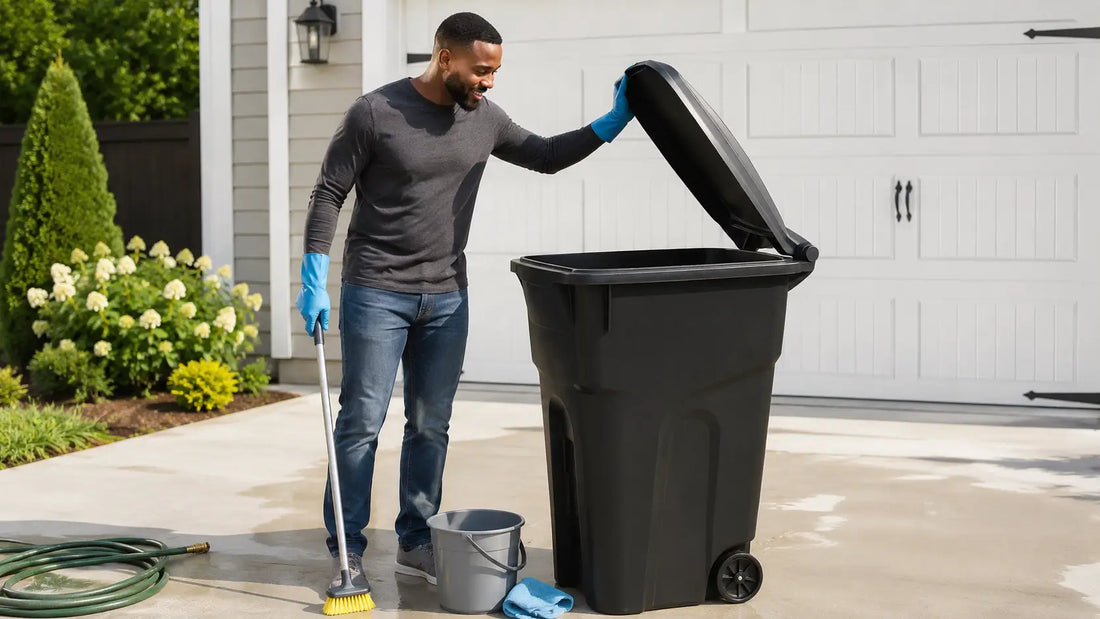 How to Clean an Outdoor Trash Can