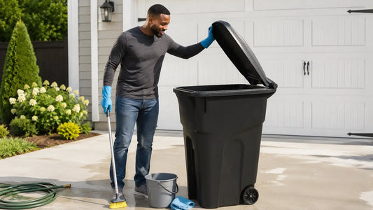 How to Clean an Outdoor Trash Can