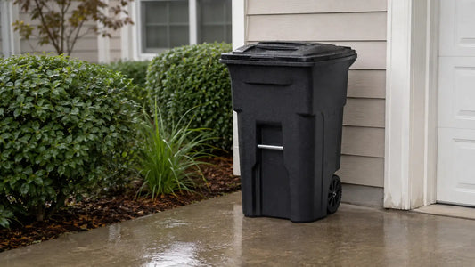 How to Keep Rainwater Out of an Outdoor Trash Can