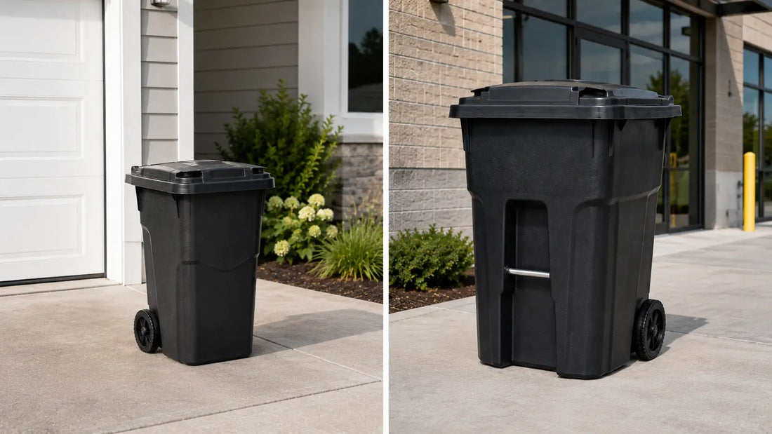 Residential vs Commercial Trash Cans: What’s the Difference?