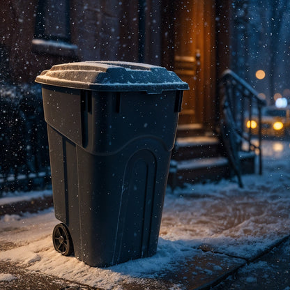EcoGuard Heavy-Duty Wheeled Garbage Can with Attached Lid